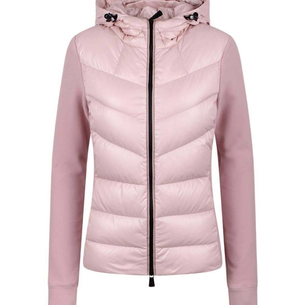 Moncler Grenoble Polar Fleece Puffer Zip-Up Cardigan Jacket Size Small
